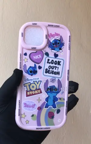 Disney Stitch Cover for iPhone 14 Plus Case