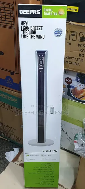 Geepas Tower Fan/ Digital Tower Fan
