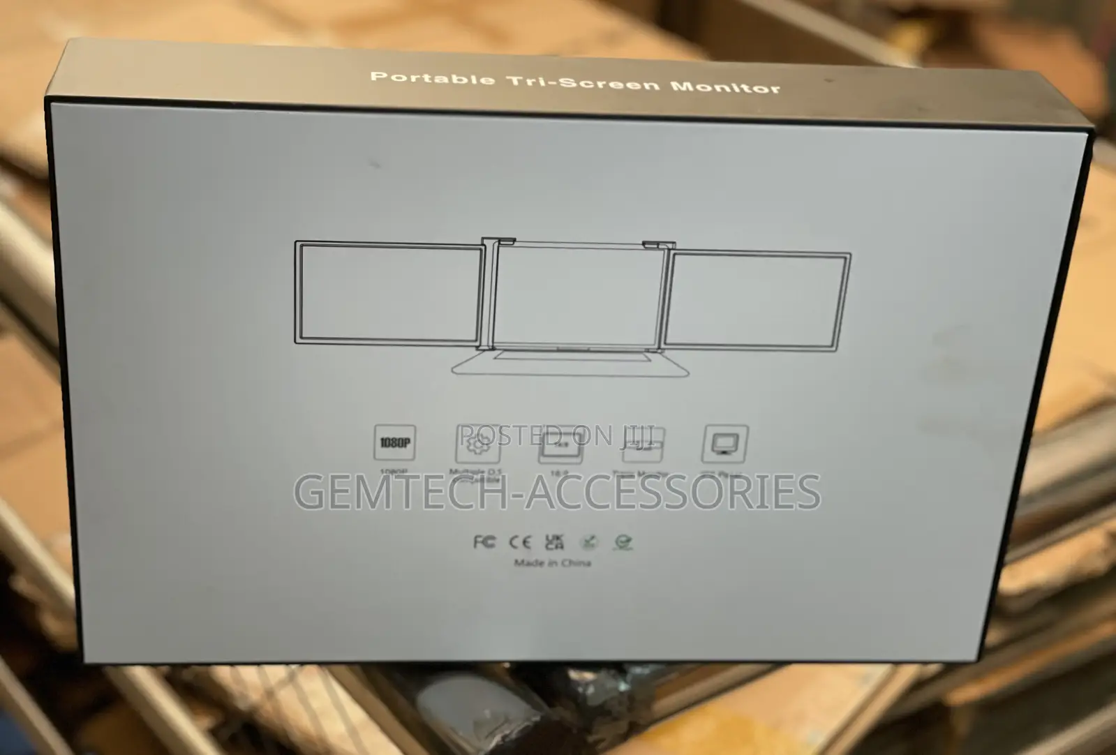 Portable Tri Screen 14inches
