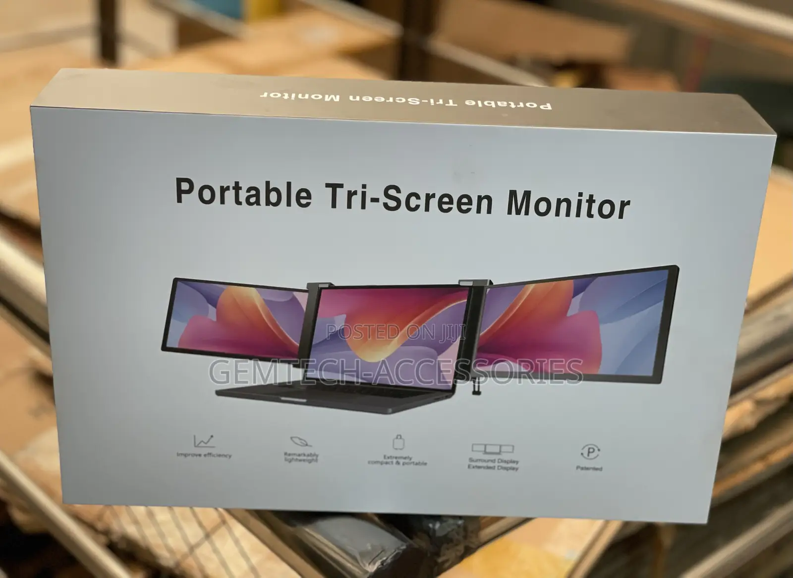 Portable Tri Screen 14inches