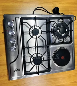 Digiwave 3 Gas +1 Electric Hot Plate Auto Ignition Built In