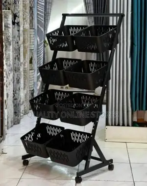 Double Stroller Kitchen Storage Rack