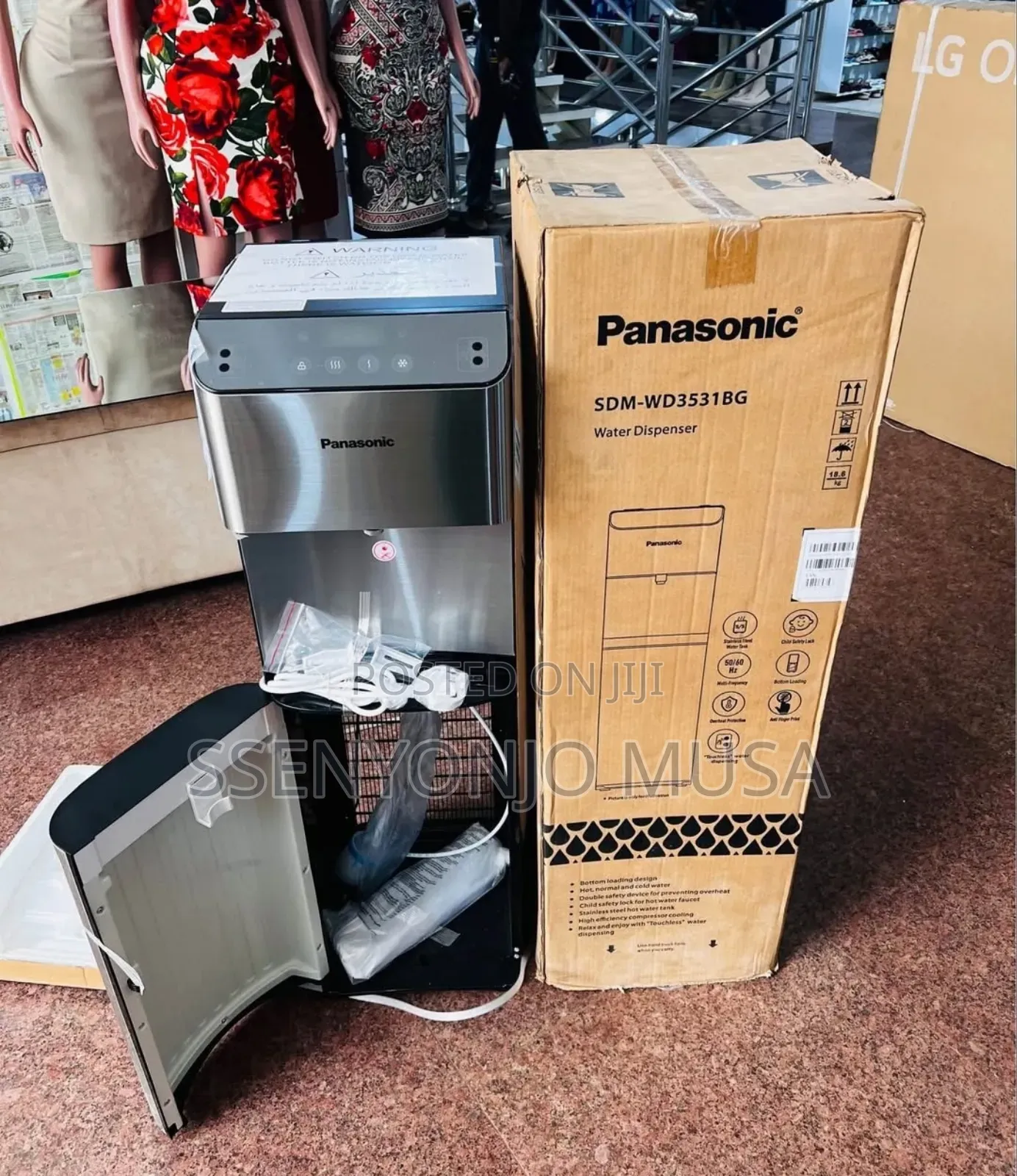 Panasonic WD3531BG Touchless Bottom Load Water Dispenser