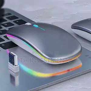Wireless Mouse Colorful Led 2.4g Ultra-Thin