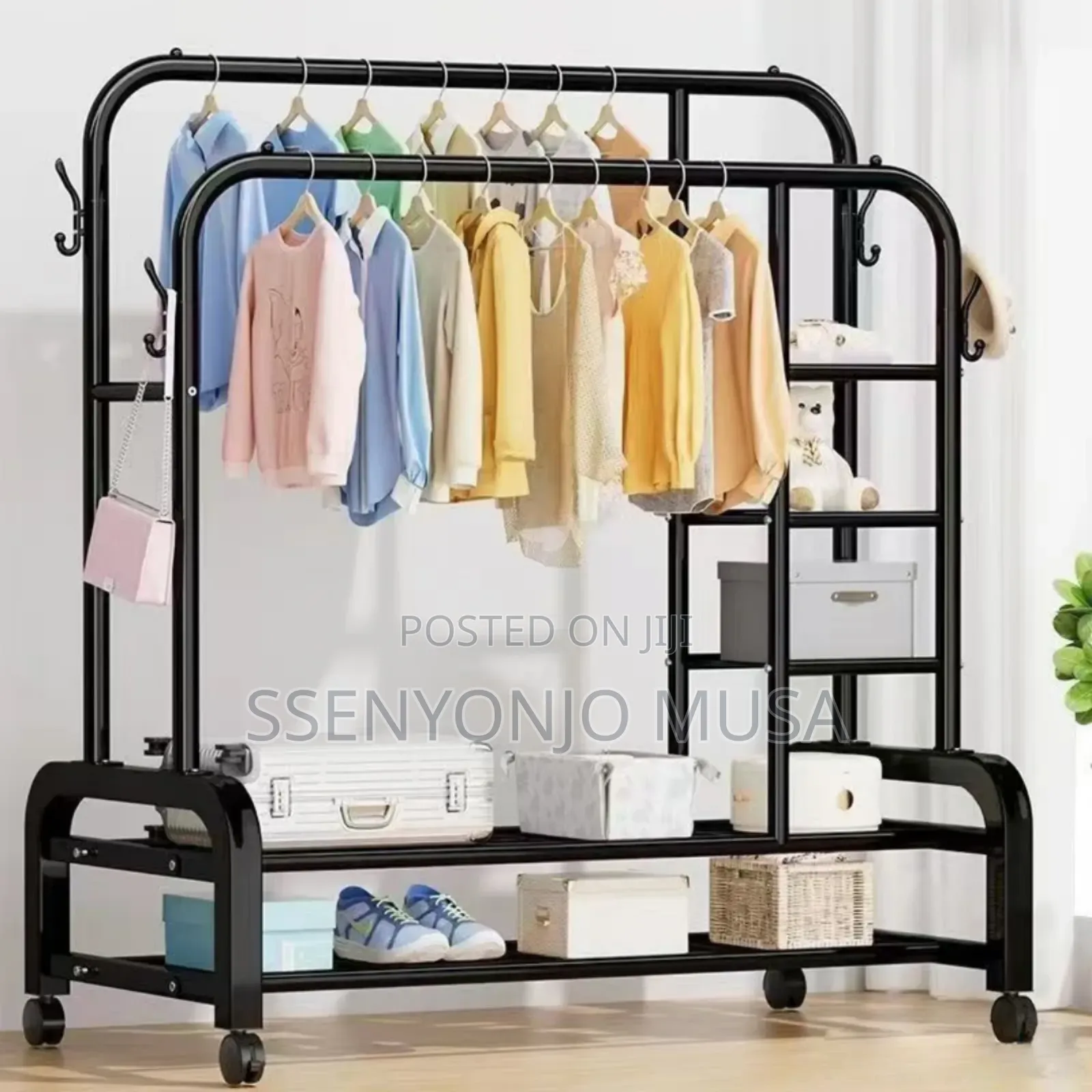Multi-Functional Closet and Shoe Rack Organizer
