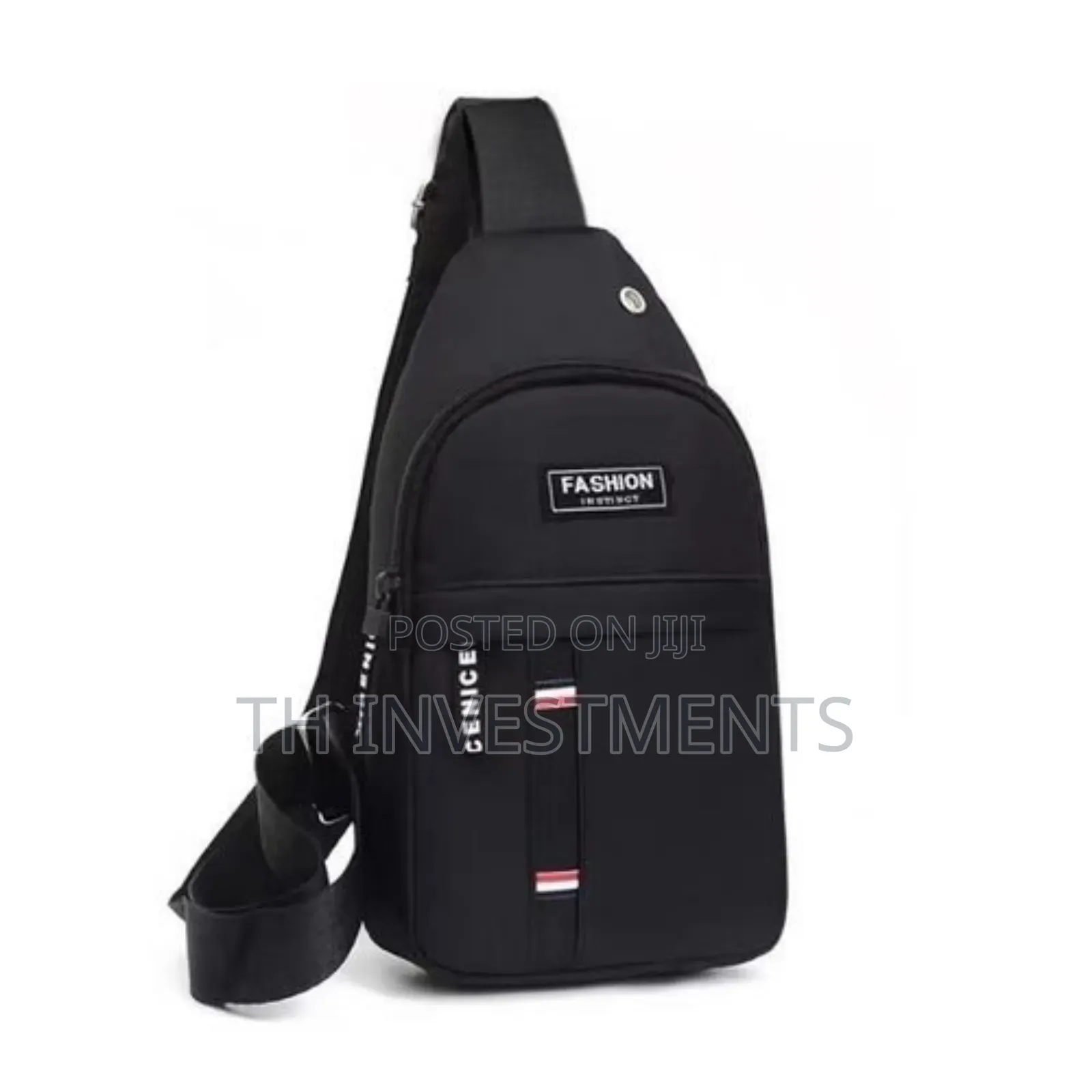 Crossbody Chest Bag - Black
