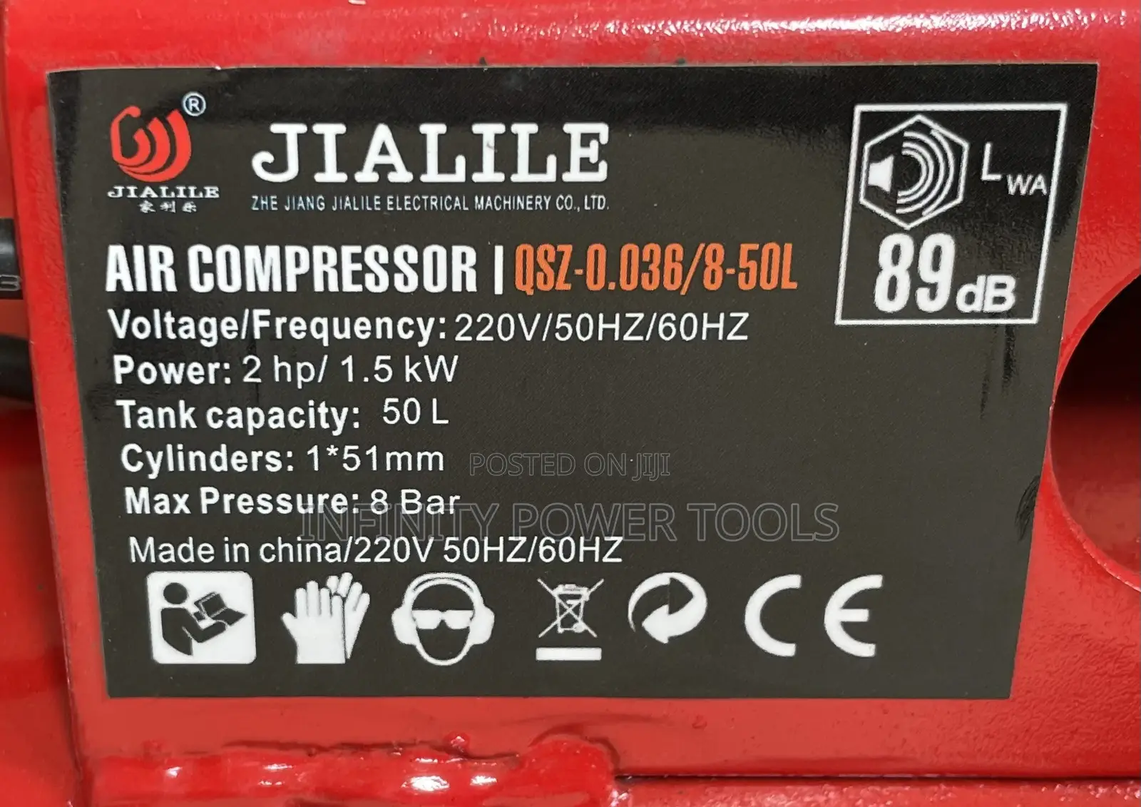 50l Air Compressor With 2hp