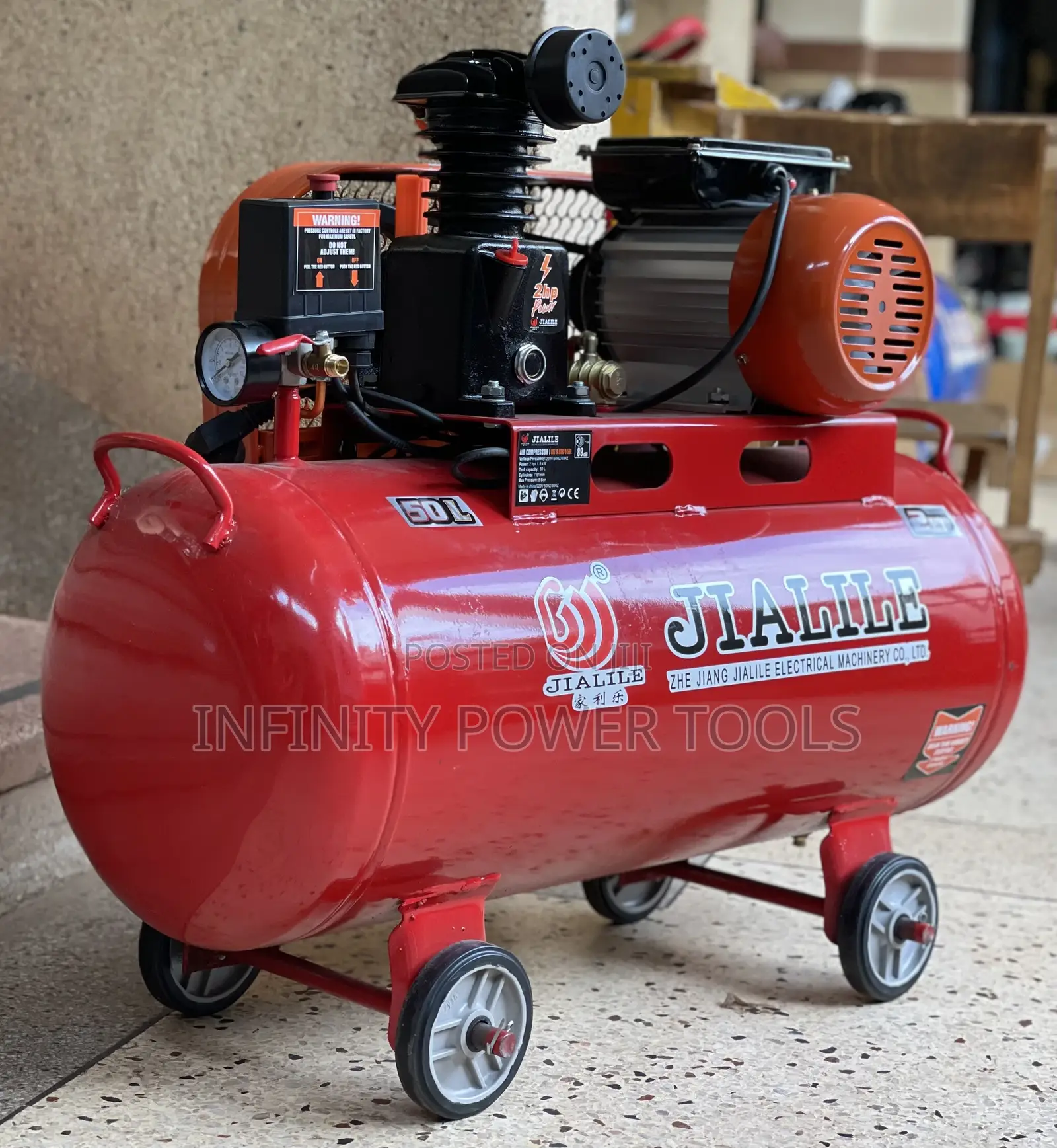 50l Air Compressor With 2hp