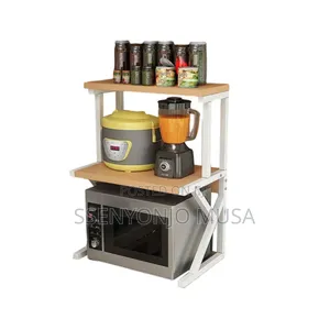 Kitchen Storage Rack - Seasoning Organizer, Microwave Oven-