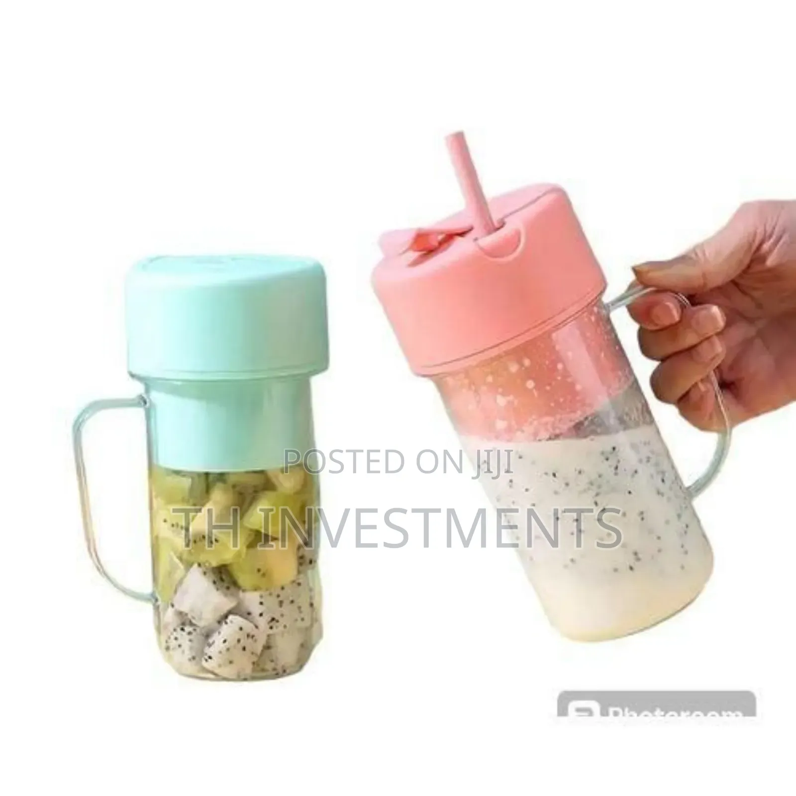 Portable Rechargable Usb Mini Blender Juicer 380ml