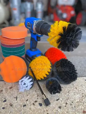 Cordless Drill and Cleaning Brushes