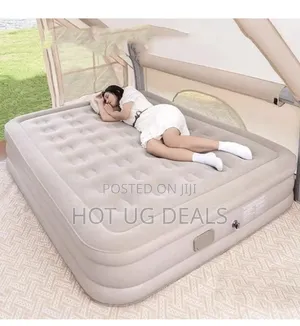 Double Camping Air Mattress With Pump Inflatable Mattress