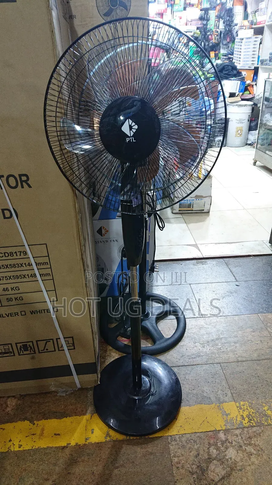 Kaile Stand Fan - Black