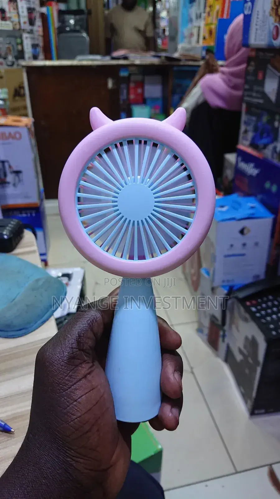 Mini Hand Held Fan .