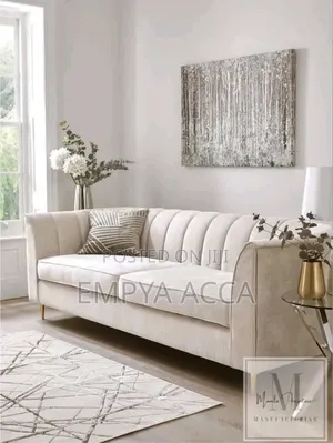 Pale Whit Sofa Set