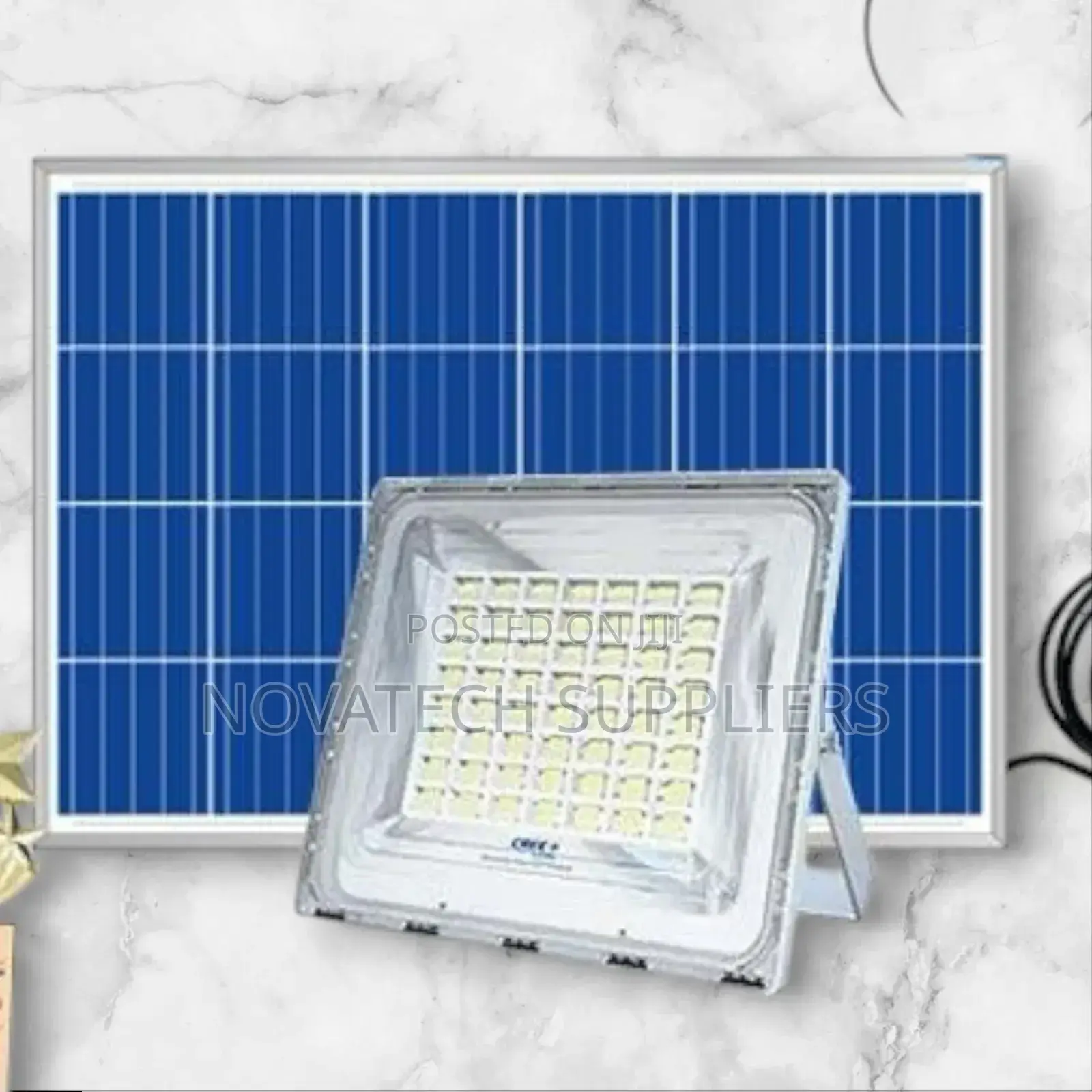 400W Blue Carbon Wawa Solar Flood Lights Neel