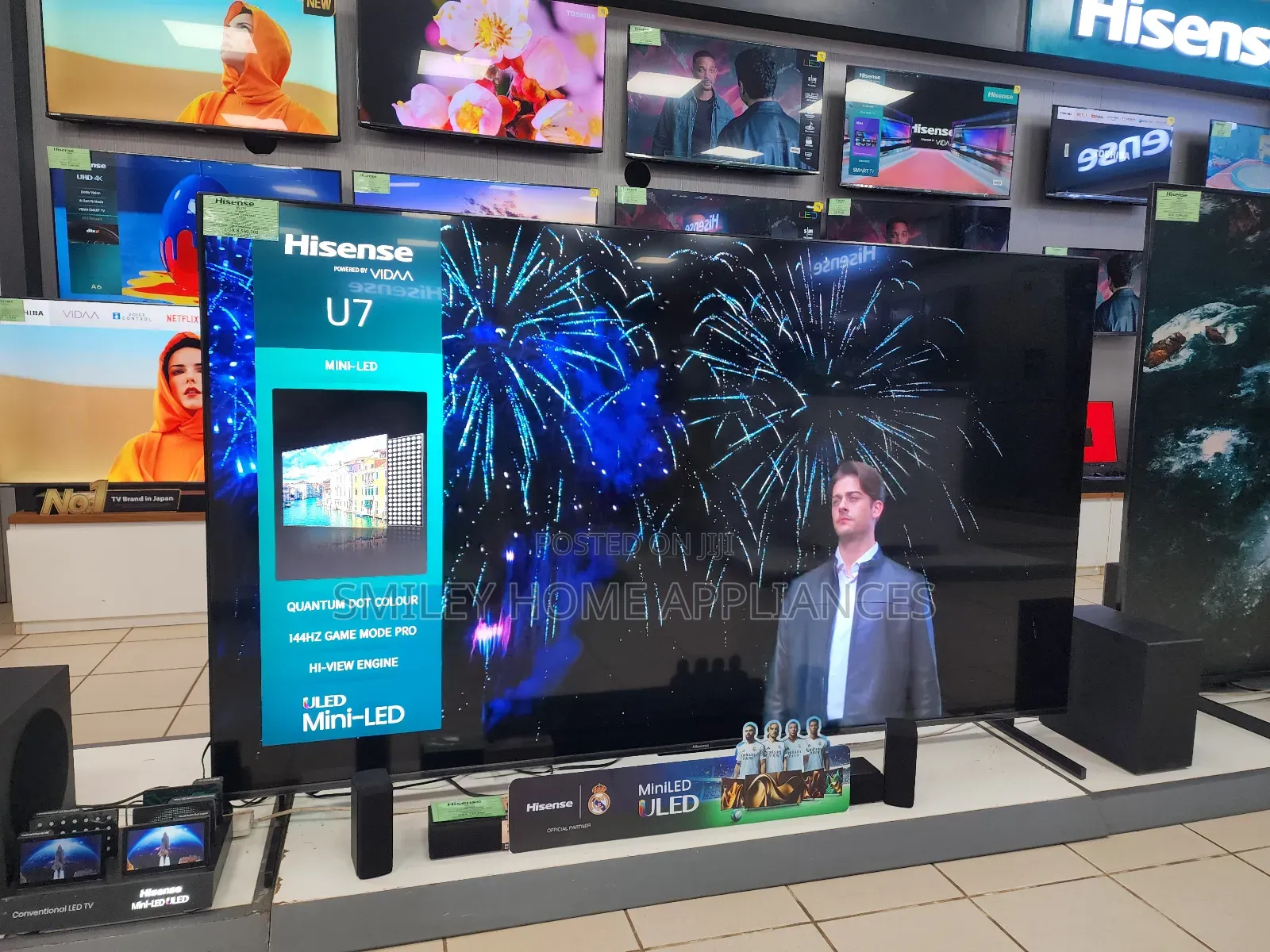 85inches ULED Quantum Dot Hisense Vidaa Smart Tv