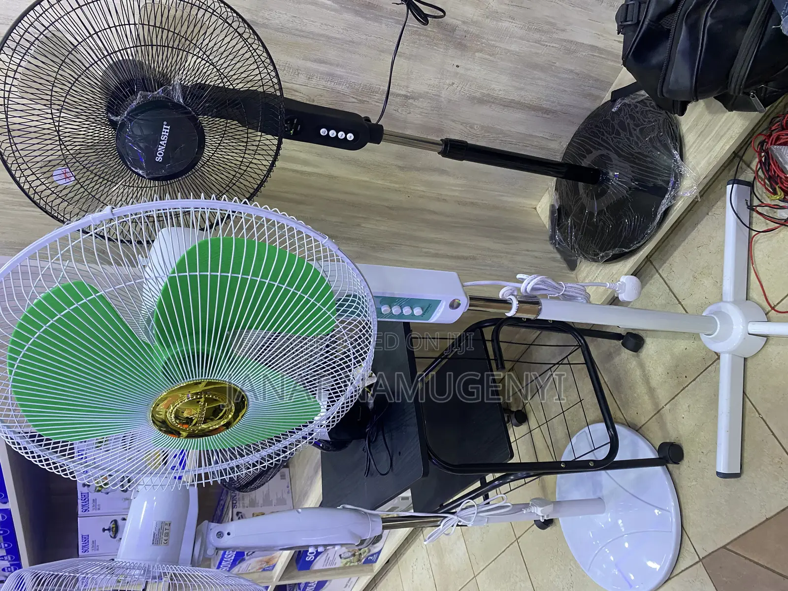 White Standing Fan Available