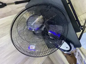 Black Wall Mounted Fan With Remote