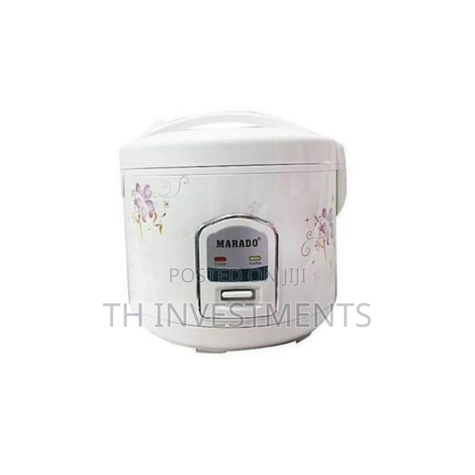Marado Electric Rice Cooker - 5litres- White 