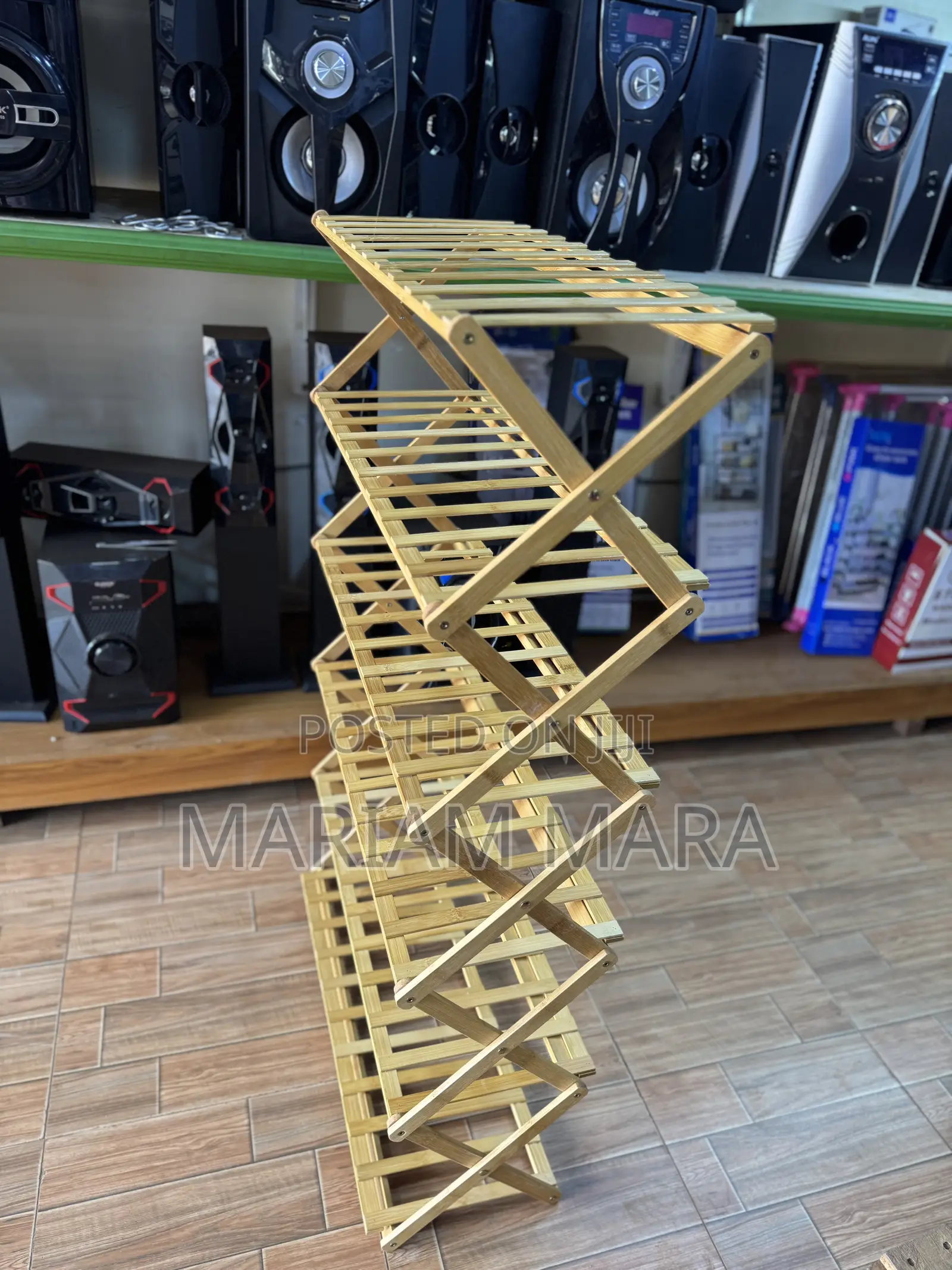 Wooden Shoe Rack