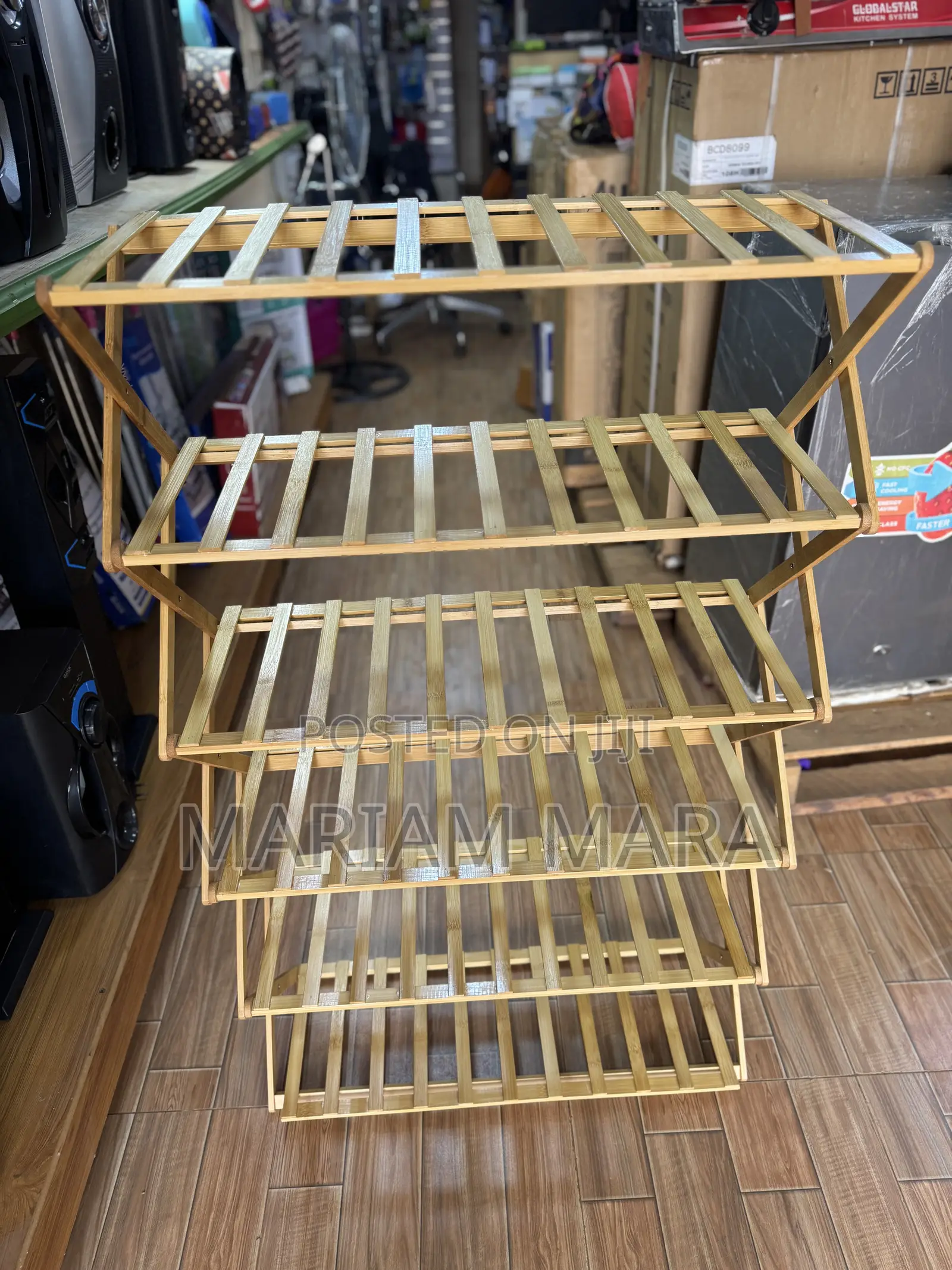Wooden Shoe Rack