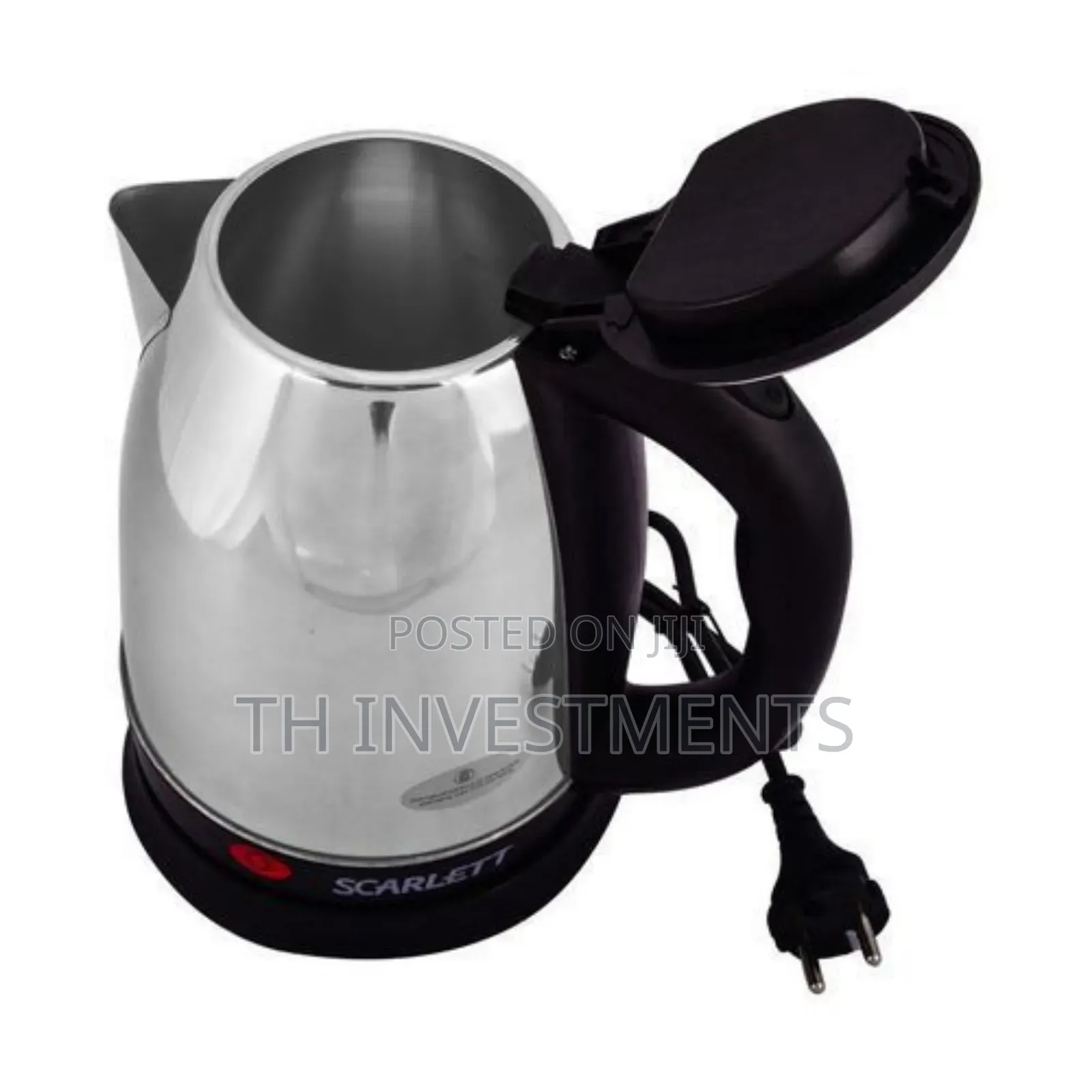 Scarlett Fast Boiling Percolator, 2litres- Silver Design.