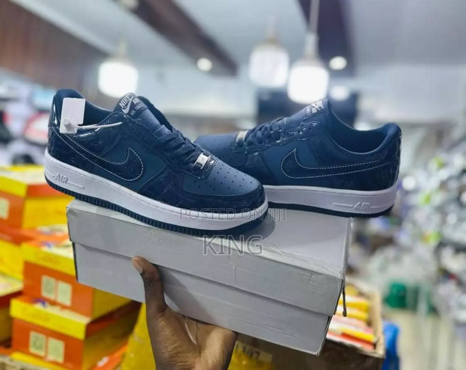 Team Blue Nike Air Force 1 Low 07