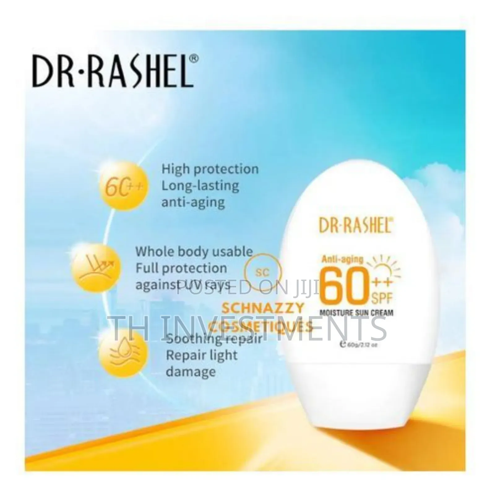 Dr Rashell Sunscreen Suncream Sunblock Light Feel...