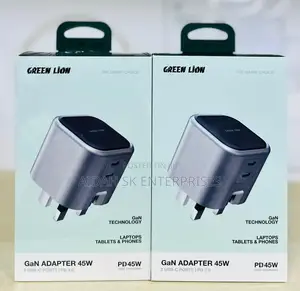 Green Lion Gan Adapter 45W 2 USB-C Ports