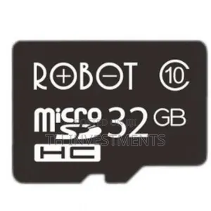 Robot 32gb Class 10 Microsdhc Memory Card - Black