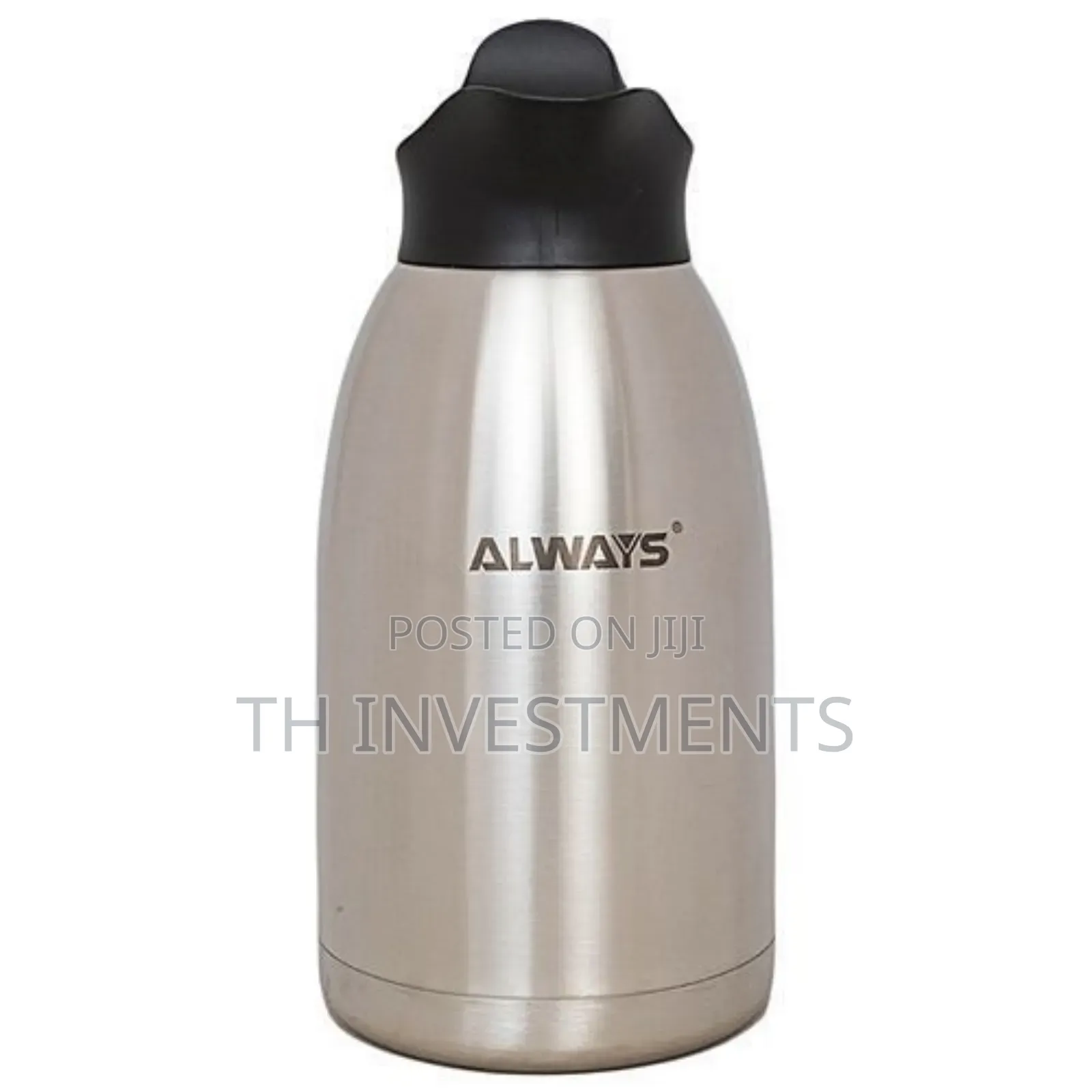 Always Stainless Steel Thermos Flask - 3 Litres - Silver