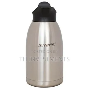 Always Stainless Steel Thermos Flask - 3 Litres - Silver