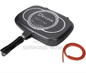 Dessini Double Grill Frying Pan -Side Pressure,Anti-Scratch