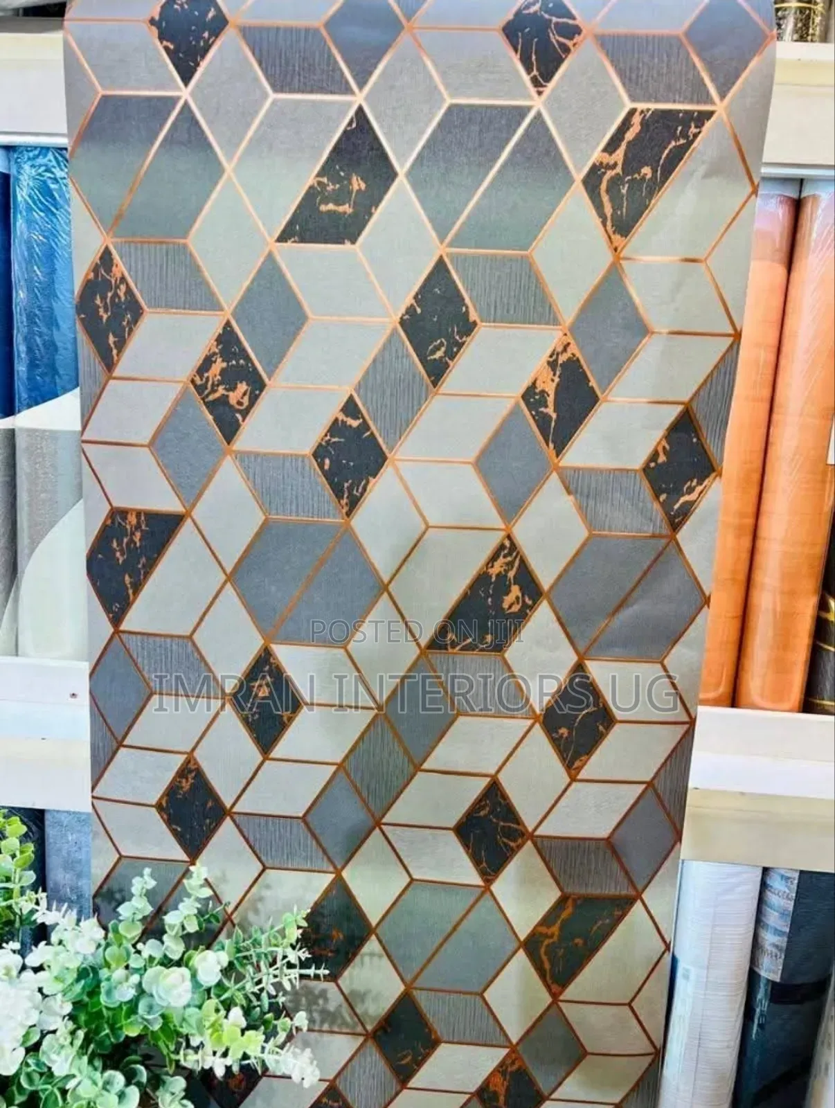 Colored Well Designed Wallpapers Wall Stickers Per Meter.