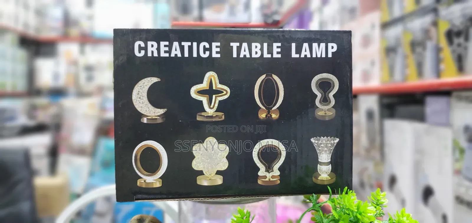 Crystal Moon LED Table Lamp - Touch Control,USB Rechargeable