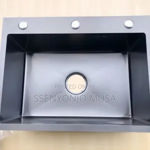 Black Diamond Sink With Drain Set Black Regina Dispenser -