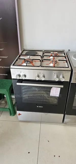 Bosch Hxa050f50s 3+1 Dual Fuel Cooker Stainless Steel