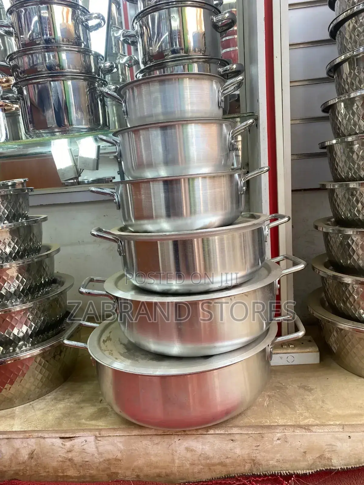 Saucepan Set 6 PCS/ Hard Aluminium