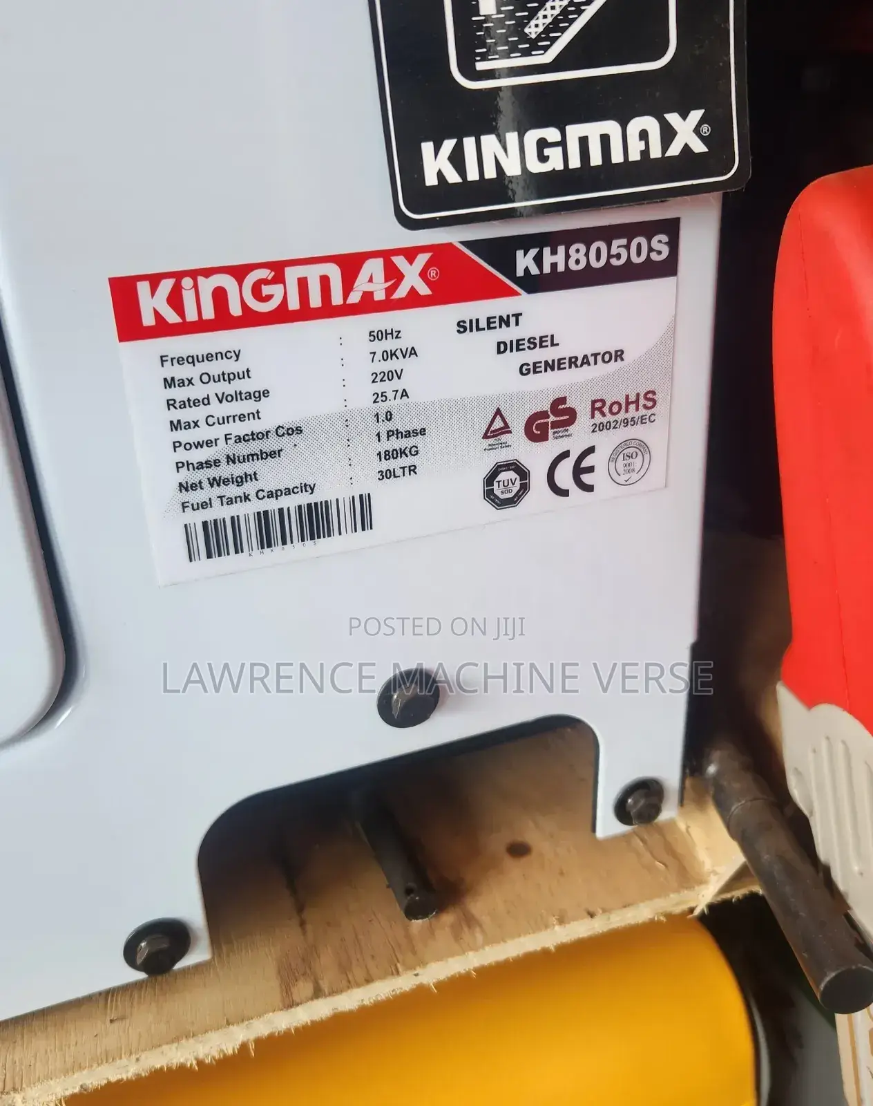 Kingmax Silent Diesel Generator 7kva