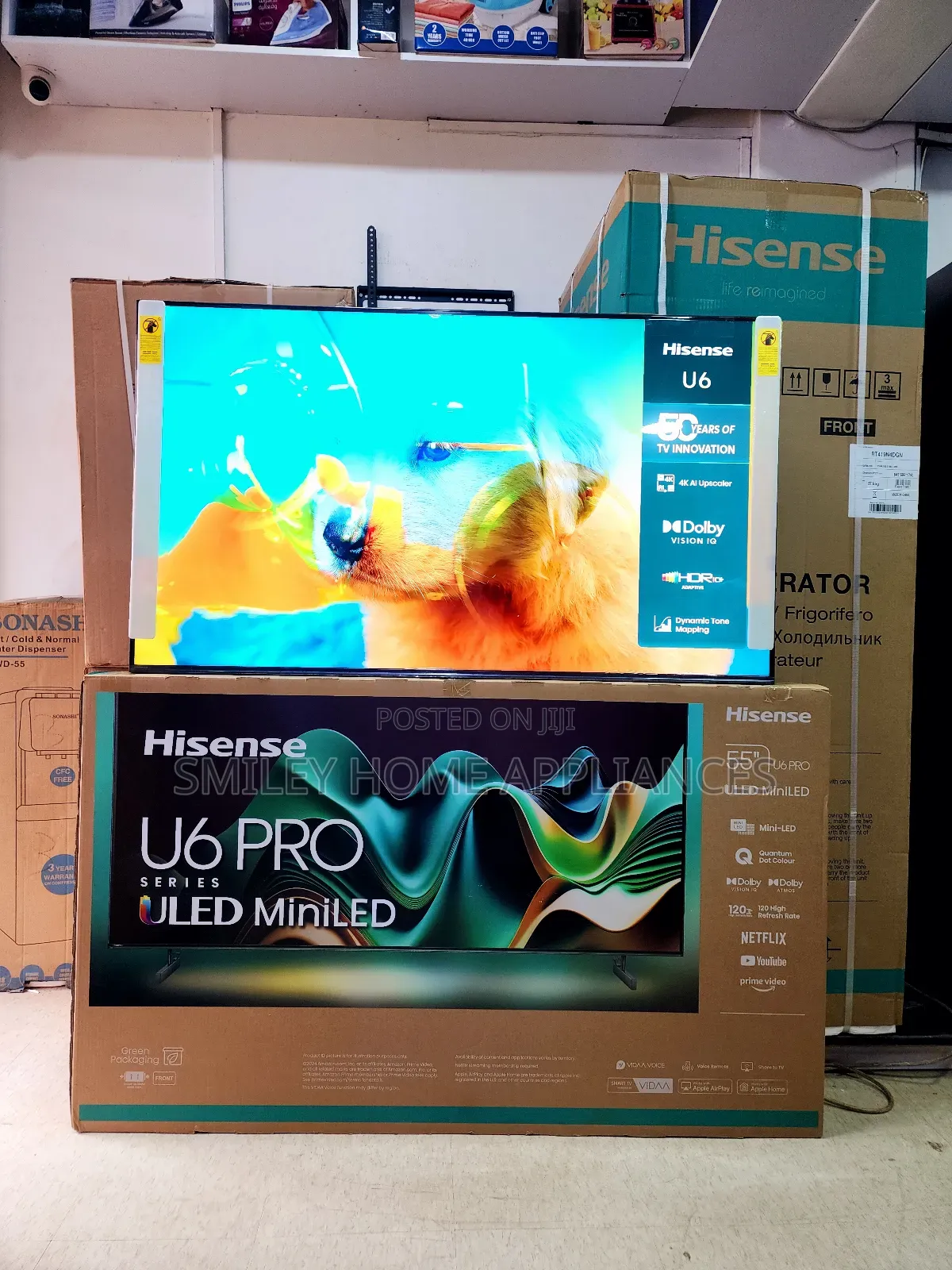 Hisense 55inches ULED Quantum Dot U6 Pro Vidaa Tv