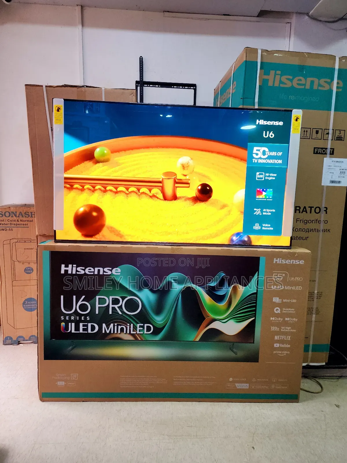 Hisense 55inches ULED Quantum Dot U6 Pro Vidaa Tv