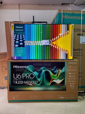 Quantum Dot Display Hisense U6 Pro Seriess 55inches Smart Tv