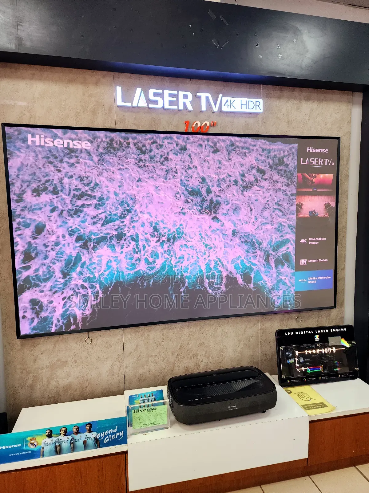 Hisense 100inches Laser Smart Tv