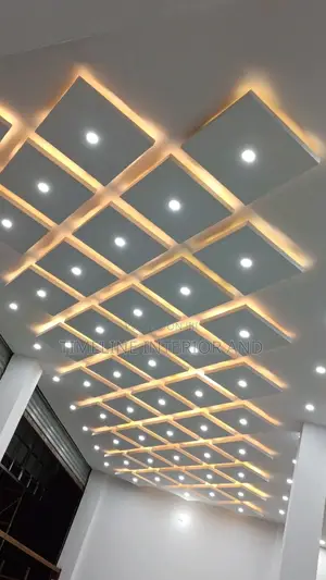 Gypsum Ceiling With Smart Sensor LED
