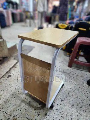 Portable Bedroom Bedside Coffee Table - Multicolor
