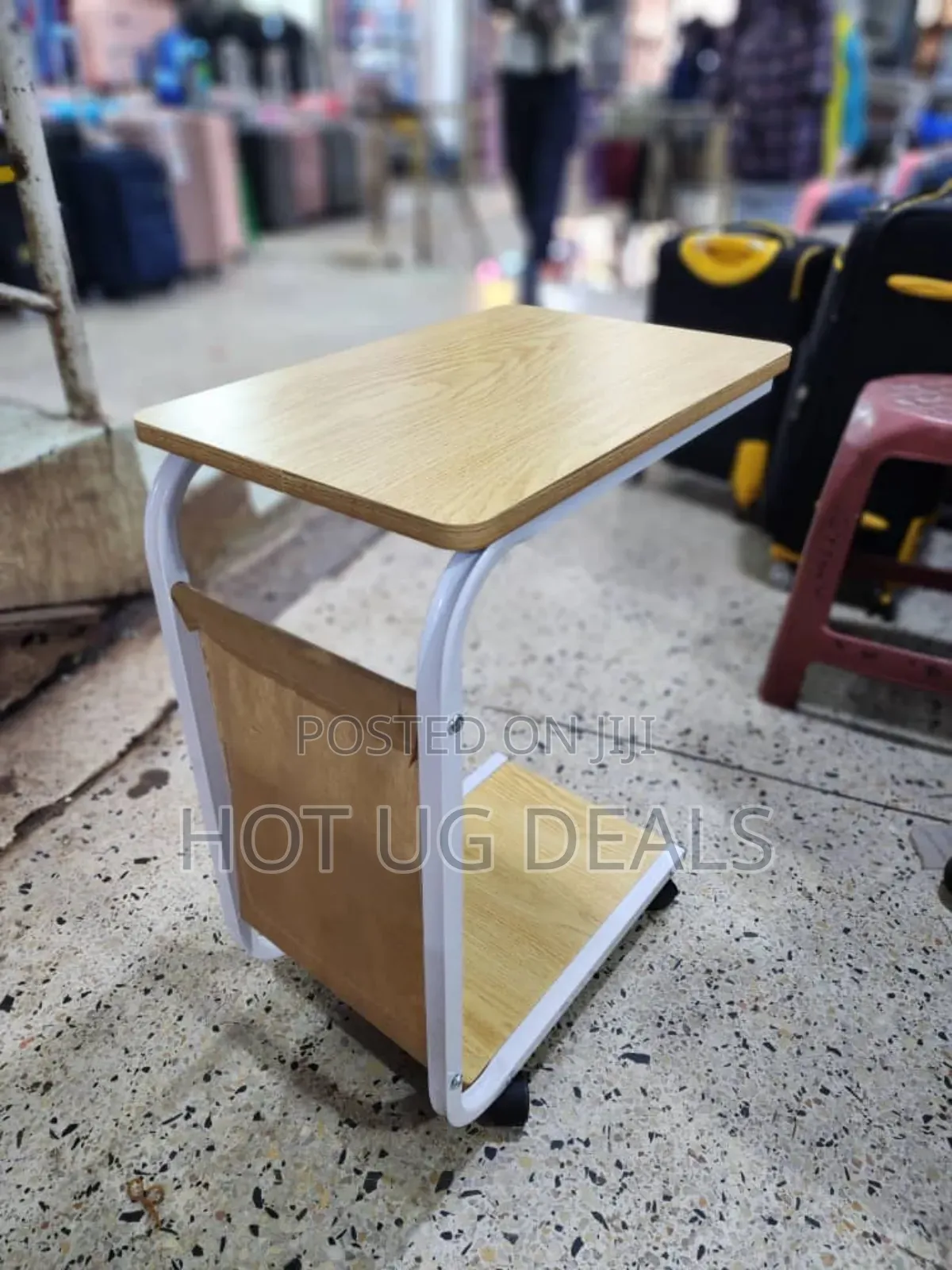 Portable Bedroom Bedside Coffee Table - Multicolor