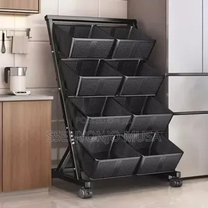Modern Kitchen Trolley -Multi-Layer Storage Cart With Wheels