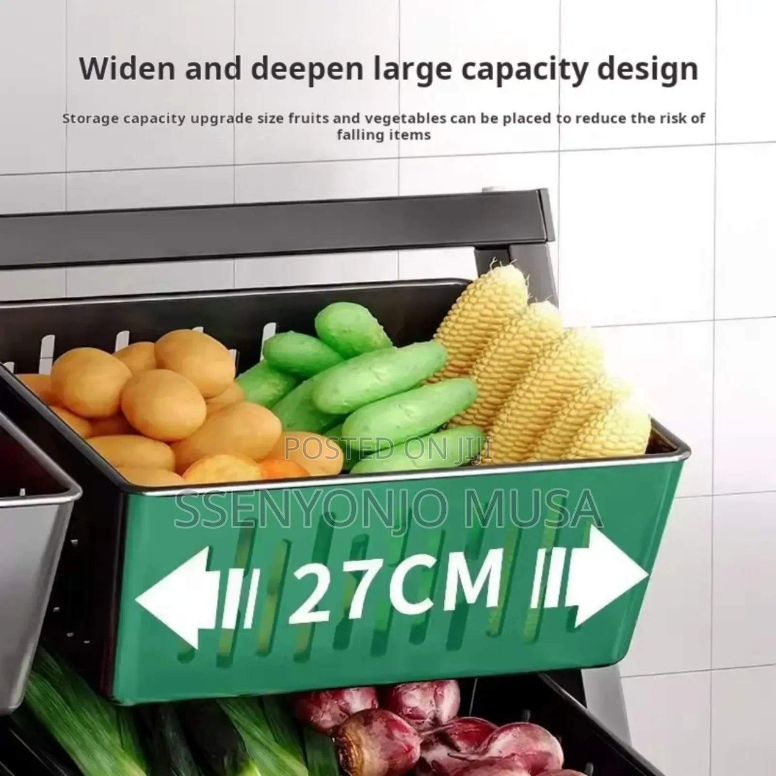Modern Kitchen Trolley -Multi-Layer Storage Cart With Wheels