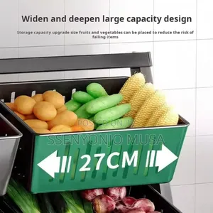 Modern Kitchen Trolley -Multi-Layer Storage Cart With Wheels
